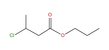 Propyl 3-chlorobutanoate